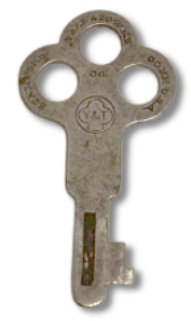 metal diary key